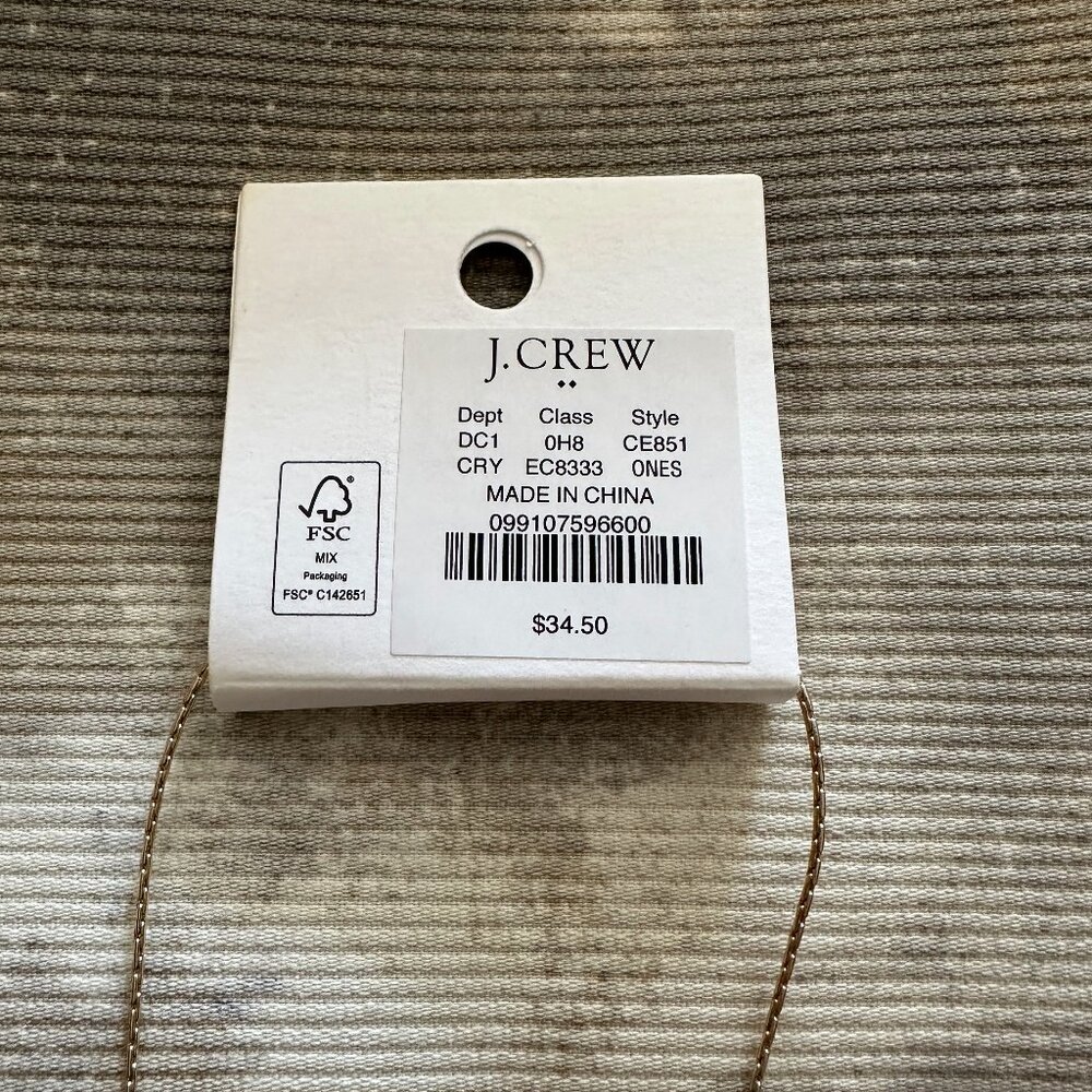 J Crew Ribbon Necklace - Picture 3 of 3